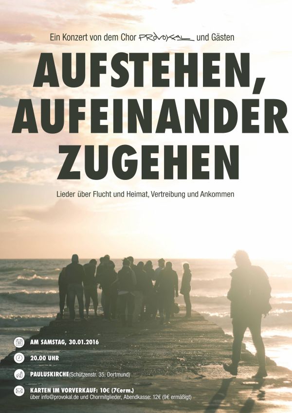 Plakat Aufeinander... 600x849