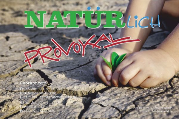 Plakat Natürlich Provokal 600x400