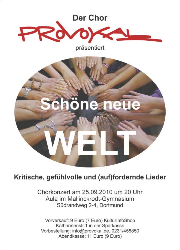 Plakat Schöne Neue Welt 600x836